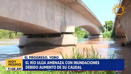 El Río Ulúa amenaza con inundaciones debido al incremento de su caudal