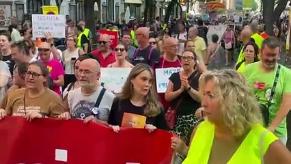 Una nueva manifestación recorre las calles de Valencia para exigir justicia tras la DANA