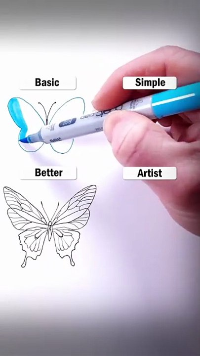 Draw Butterflys