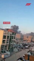 Violents bombardements israéliens sur le nord de Gaza