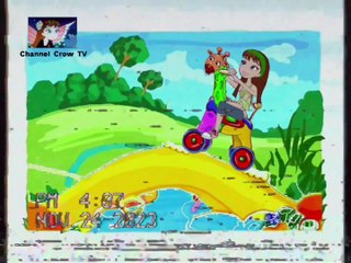 BabyTV Art Girl With Giraffe With Wheels