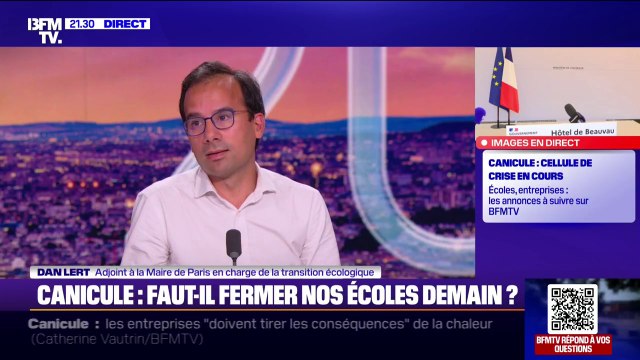 Changement climatique: Il faut moduler les horaires des services publics , détaille Dan Lert, adjoint au maire de Paris