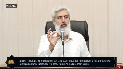 Başörtülülere küfür eden Fatih Altaylı’nın tutuklanmasına da itiraz etti! Yazıklar olsun sana sakalından utan…
