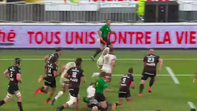 TOP 14 - Essai de Guido PETTI (UBB) - Stade Toulousain - Union Bordeaux-Bègles