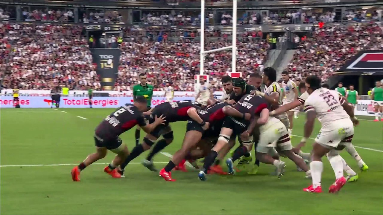 TOP 14 - Essai de Jack WILLIS (ST) - Stade Toulousain - Union Bordeaux-Bègles