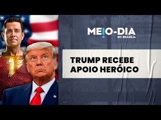 Eleições EUA: Trump recebe apoio "heróico" do ator de Shazam; Alexandre Borges comenta