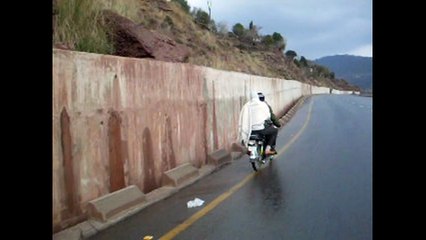Travelling to Murree on Motor Bikes