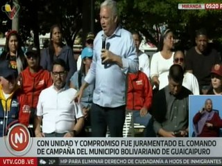 Miranda | Con unidad y compromiso se juramentó el Comando de Campaña Ven25+ de Guaicaipuro