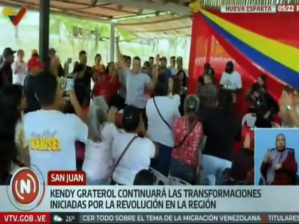 Neoespartanos respaldan al candidato por el GPPSB Kendy Graterol