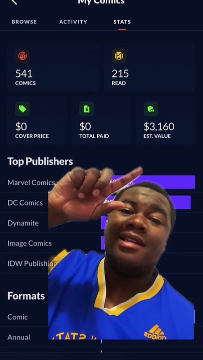 combien j’ai de comics