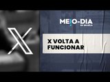 Moraes manda desbloquear o X e plataforma volta a operar no Brasil, Duda Teixeira comenta