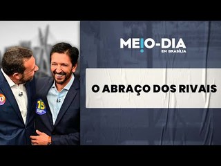 Eleições 2024: Boulos adota postura ofensiva durante debate com Nunes e recebe abraço do adversário