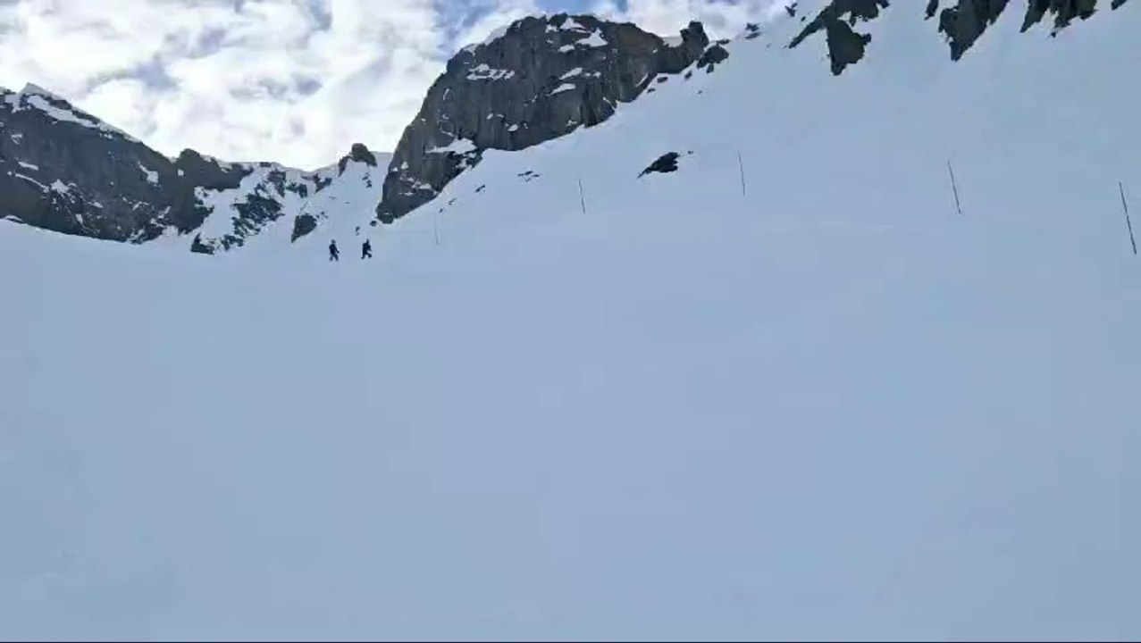 La chute de mon frère au ski