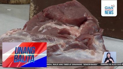 Presyo ng karneng baboy sa ilang pamilihan, mataas pa rin; mga mamimili, todo diskarte sa pag-budget | Unang Balita