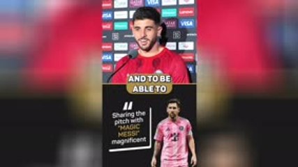 Beraldo in awe after gracing the pitch with "magic Messi"