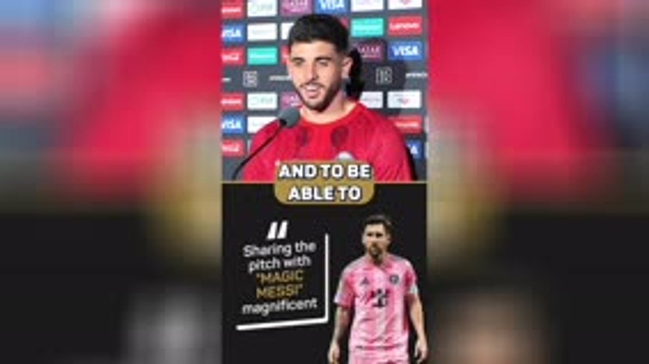 Beraldo in awe after gracing the pitch with "magic Messi"