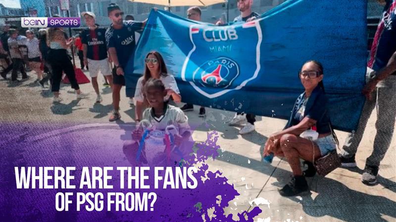 Where are the fans of PSG from?