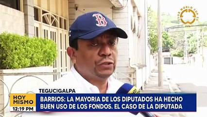 Barrios: La mayoria de los diputados han hecho buen uso de los fondos