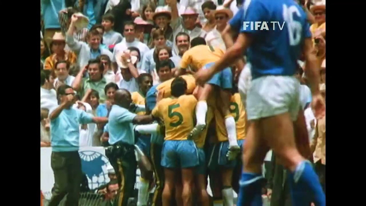 Football : Coupe du Monde de Football 1970 - Finale Brésil - Italie (21 Juin 1970, Mexico, Mexique)