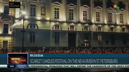 St. Petersburg’s "Scarlet Sails" festival: A night of magic and  global unity!