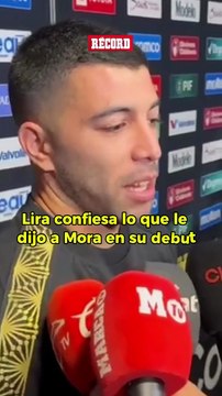 Erik Lira comenta sobre el intercambio de palabras que tuvo con Gilberto Mora en su debut.