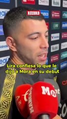 Erik Lira comenta sobre el intercambio de palabras que tuvo con Gilberto Mora en su debut.