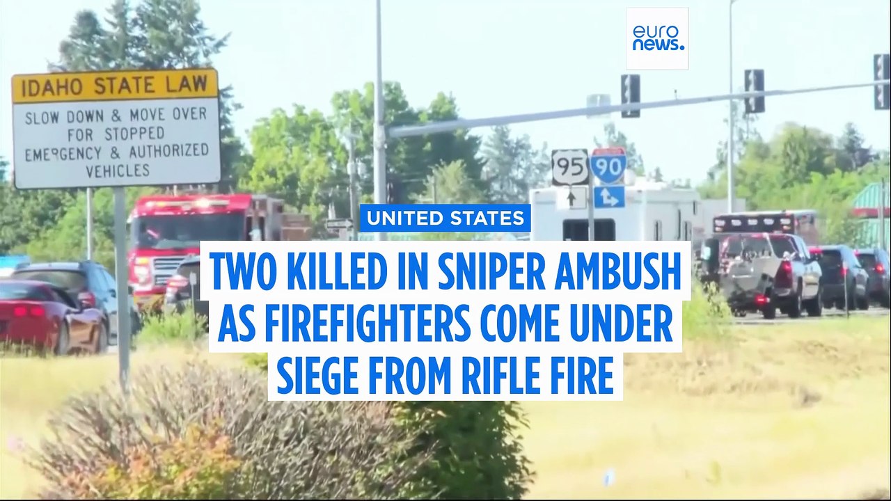 Gunman starts wildfire then kills two firefighters in ambush in Idaho, authorities say