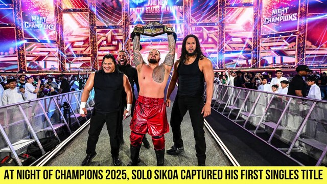 Solo Sikoa pinned Jacob Fatu at WWE Night of Champions 2025.