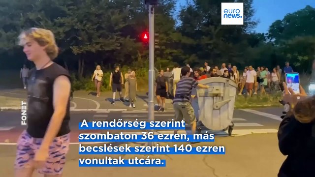 Újabb összecsapások és blokádok Szerbiában a kormányellenes tüntetők letartóztatása után