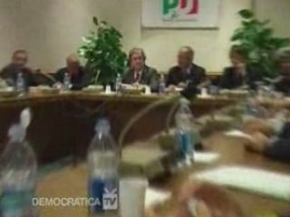 Walter Veltroni parla del suo "governo ombra"