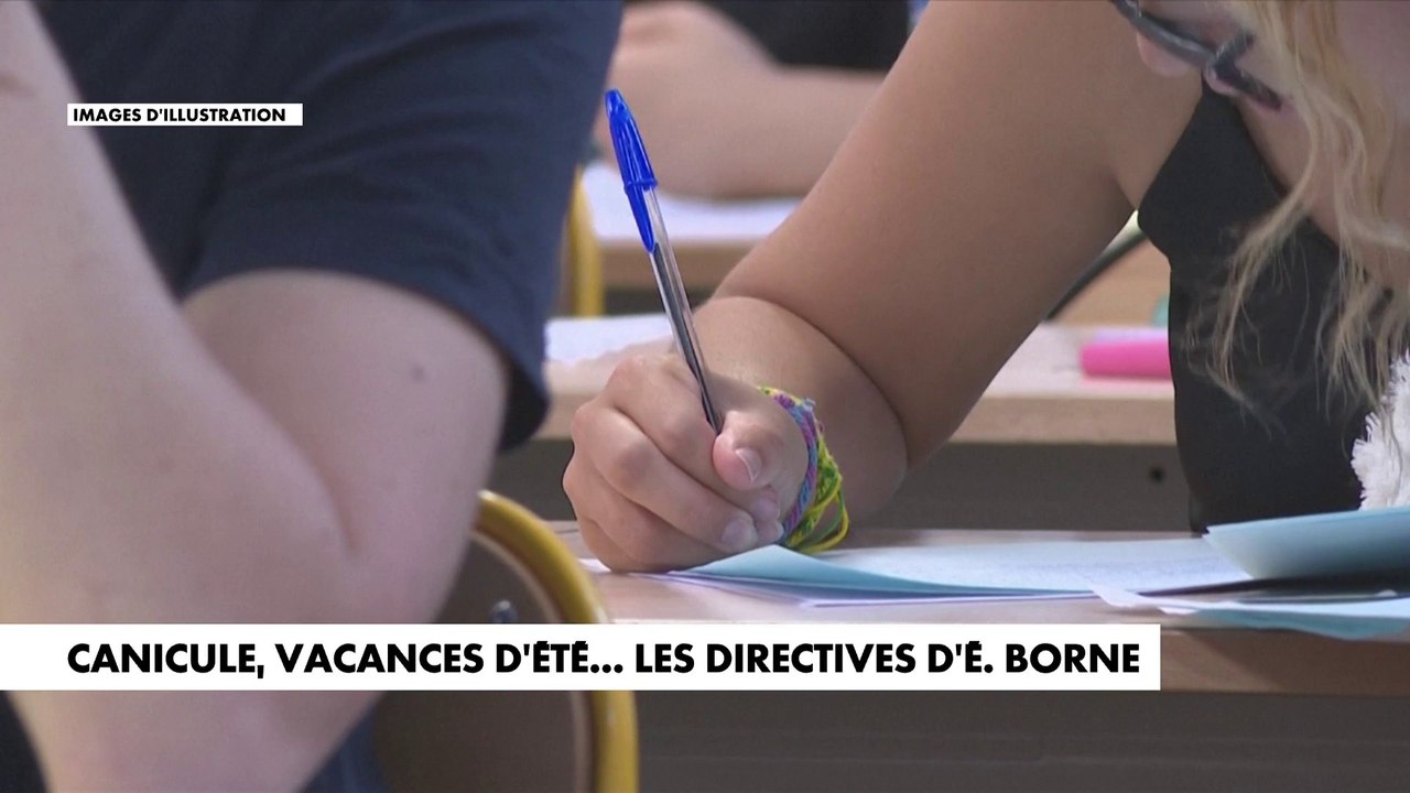 Canicule, vacances d'été... Les directives d'Elisabeth Borne