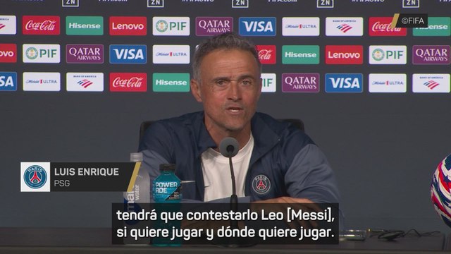 LUIS ENRIQUE y el FUTURO de MESSI tras el PSG 4–0 INTER MIAMI | Rueda de prensa Mundial de Clubes