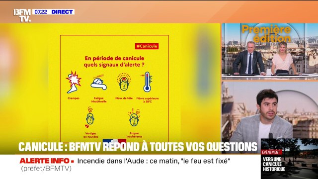 En cas de coup de chaleur, quels symptômes doivent alerter? BFMTV répond à vos questions sur la canicule