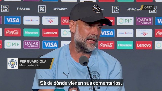 Guardiola entiende las críticas de Klopp sobre el Mundial de Clubes