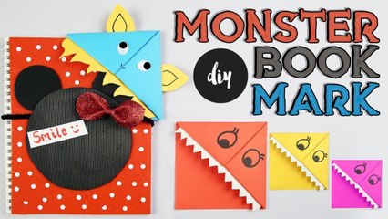 How to Make DIY Monster Bookmark + More Craft ideas videos