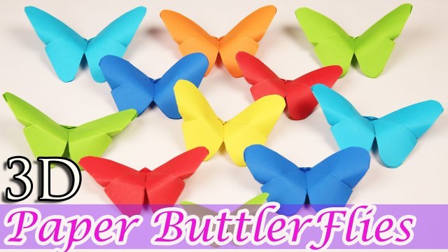 How to Make DIY Paper Butterflies at Home | Easy Home Decor Craft Ideas