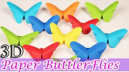 How to Make DIY Paper Butterflies at Home | Easy Home Decor Craft Ideas