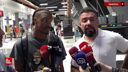 Trabzonspor'un transferde anlaştığı Wagner Pina Trabzon'a geldi