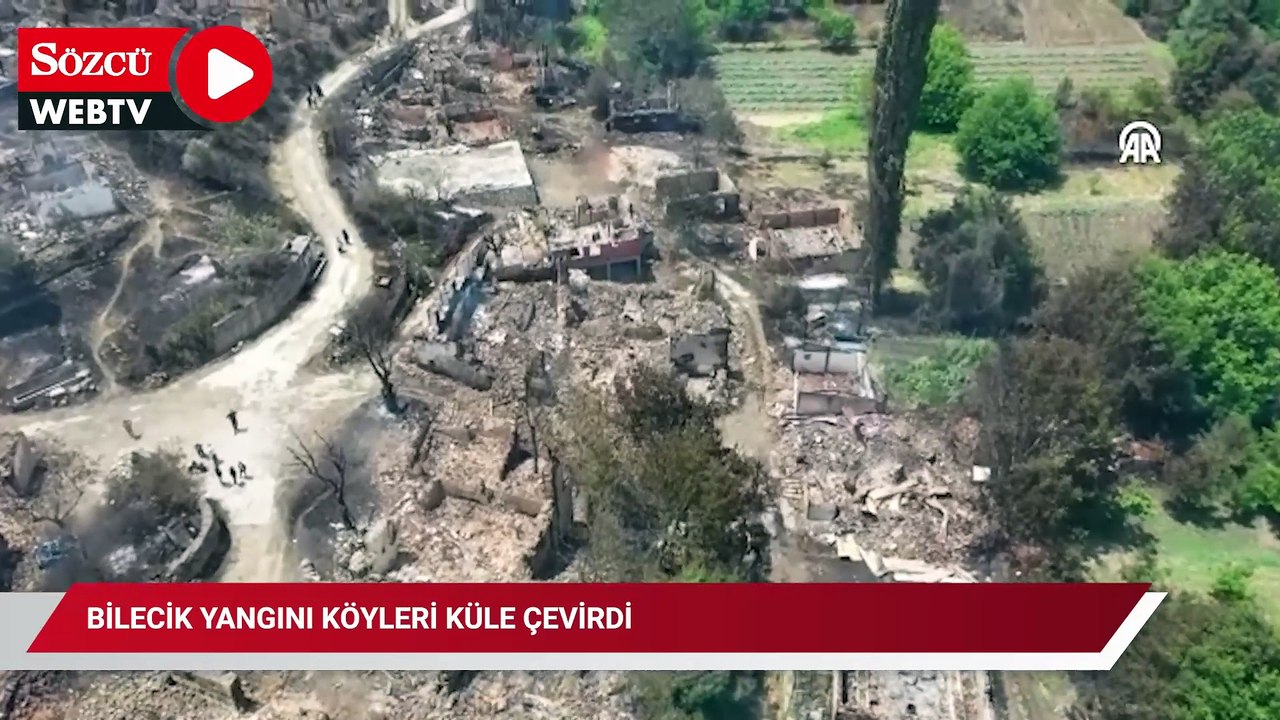 Bilecik yangını köyleri küle çevirdi