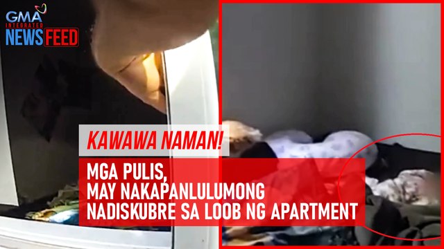 Kawawa naman! Mga pulis, may nakapanlulumong nadiskubre sa loob ng apartment | GMA Integrated Newsfeed