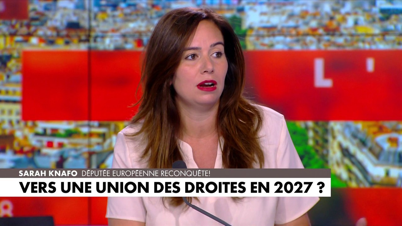 Sarah Knafo : «La gauche passe du rêve à la réalité, il n'y a qu'à droite que ça reste un fantasme»