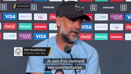 Man. City - Guardiola comprend les commentaires de Klopp mais défend la compétition