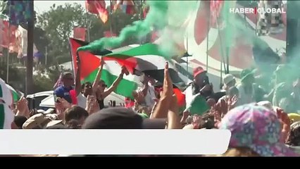 İngiltere'yi karıştıran festival: "Özgür Filistin" ve "İsrail ordusuna ölüm" sloganları yükseldi