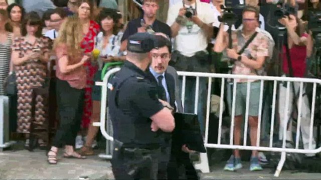 Llegada de Santos Cerdán al Tribunal Supremo