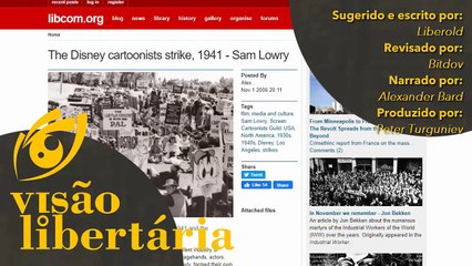O sindicato que quase acabou com Walt Disney | Visão Libertária - 24/07/20 | ANCAPSU