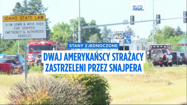 Snajper zabił dwóch strażaków podczas gaszenia pożaru w Idaho