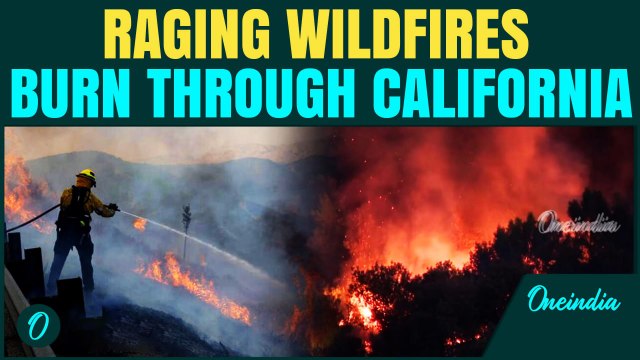 California in FLAMES | Wildfire DESTROYS 1,165 acres of land | Hundreds FLEE amidst PANIC & CHAOS