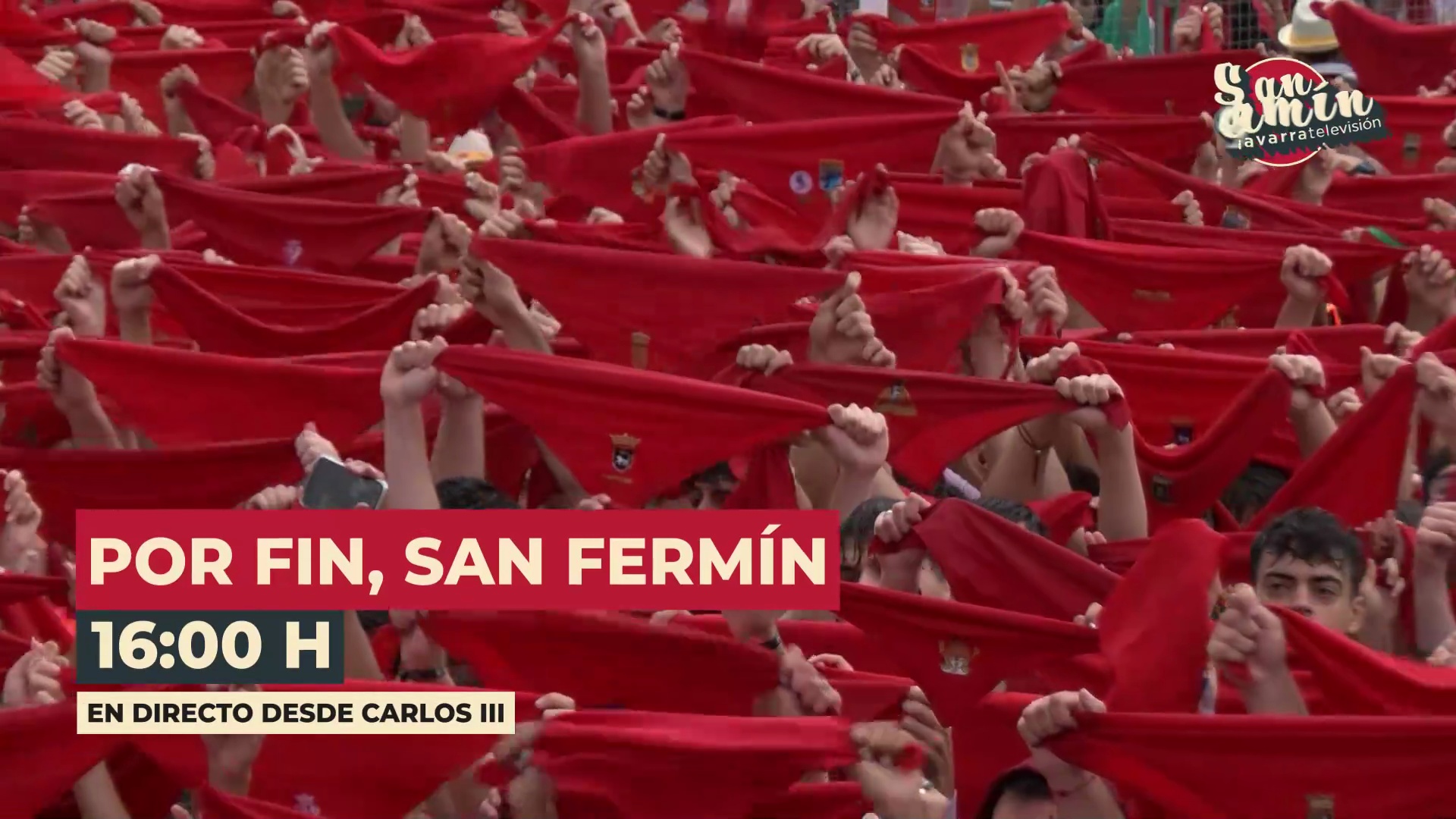 ¡Por fin San Fermín! Cada tarde, la fiesta en directo, a las 16:00 horas