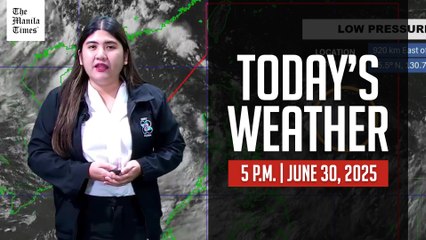 Today's Weather, 5 P.M. | June 30, 2025