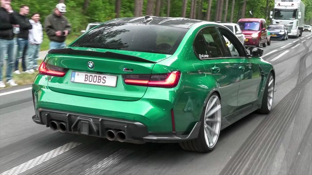 BMW M3 G80 with Custom Exhaust - LOUD Accelerations !